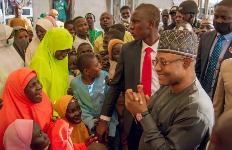 Tudun Biri: Wild jubilation as Uba Sani Commissions Medical Centre, Distributes Rice, Fertilizers